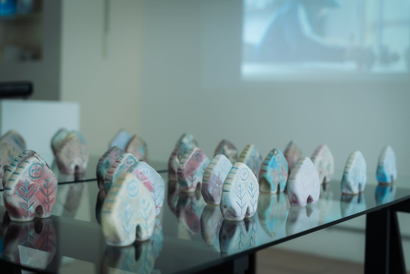 Sculpture No.1 Shiro Ao by Hiroshi Iguchi vol.2 at WHITE/BLUE