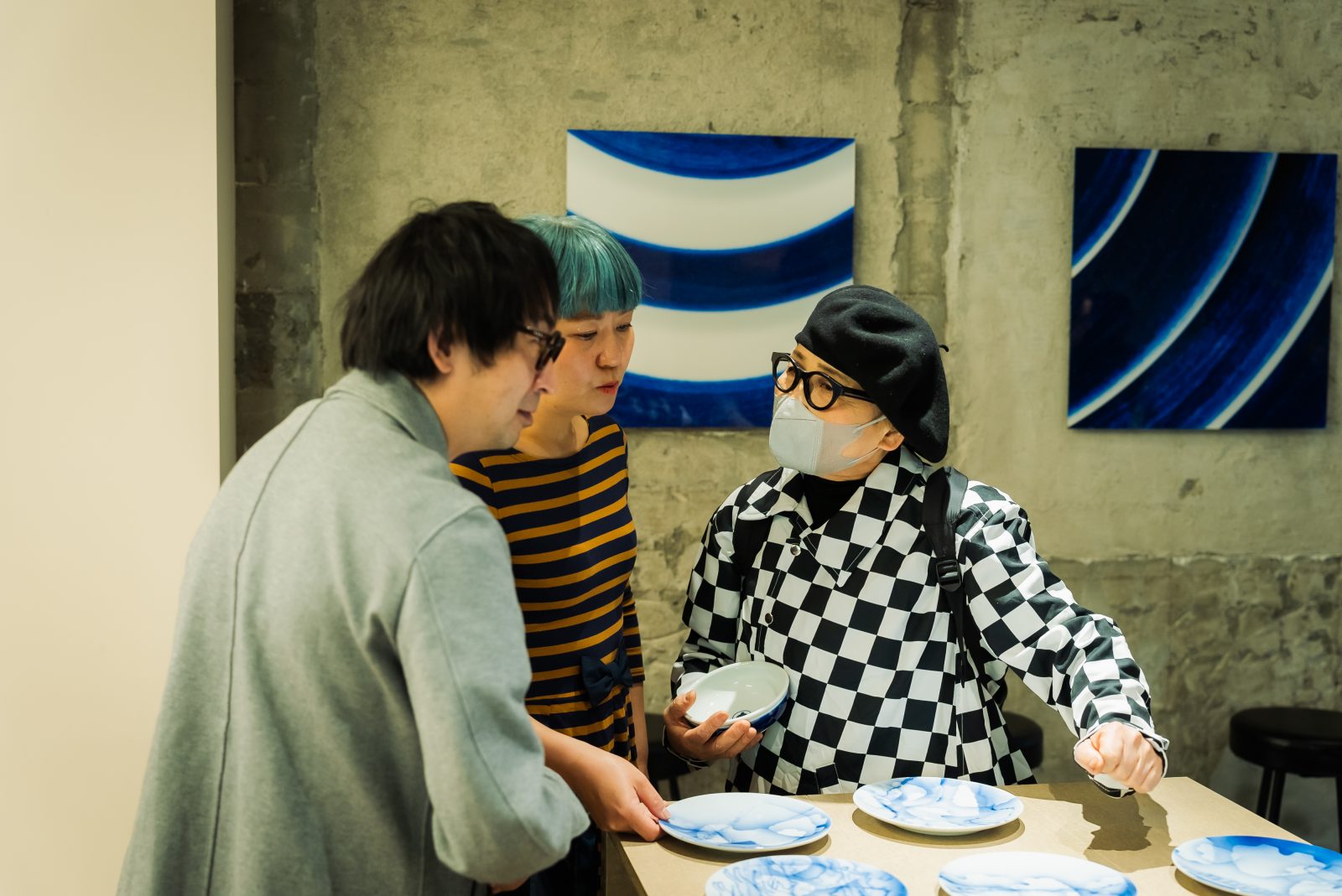 Sculpture No.1 Shiro Ao by Hiroshi Iguchi vol.2 at WHITE/BLUE