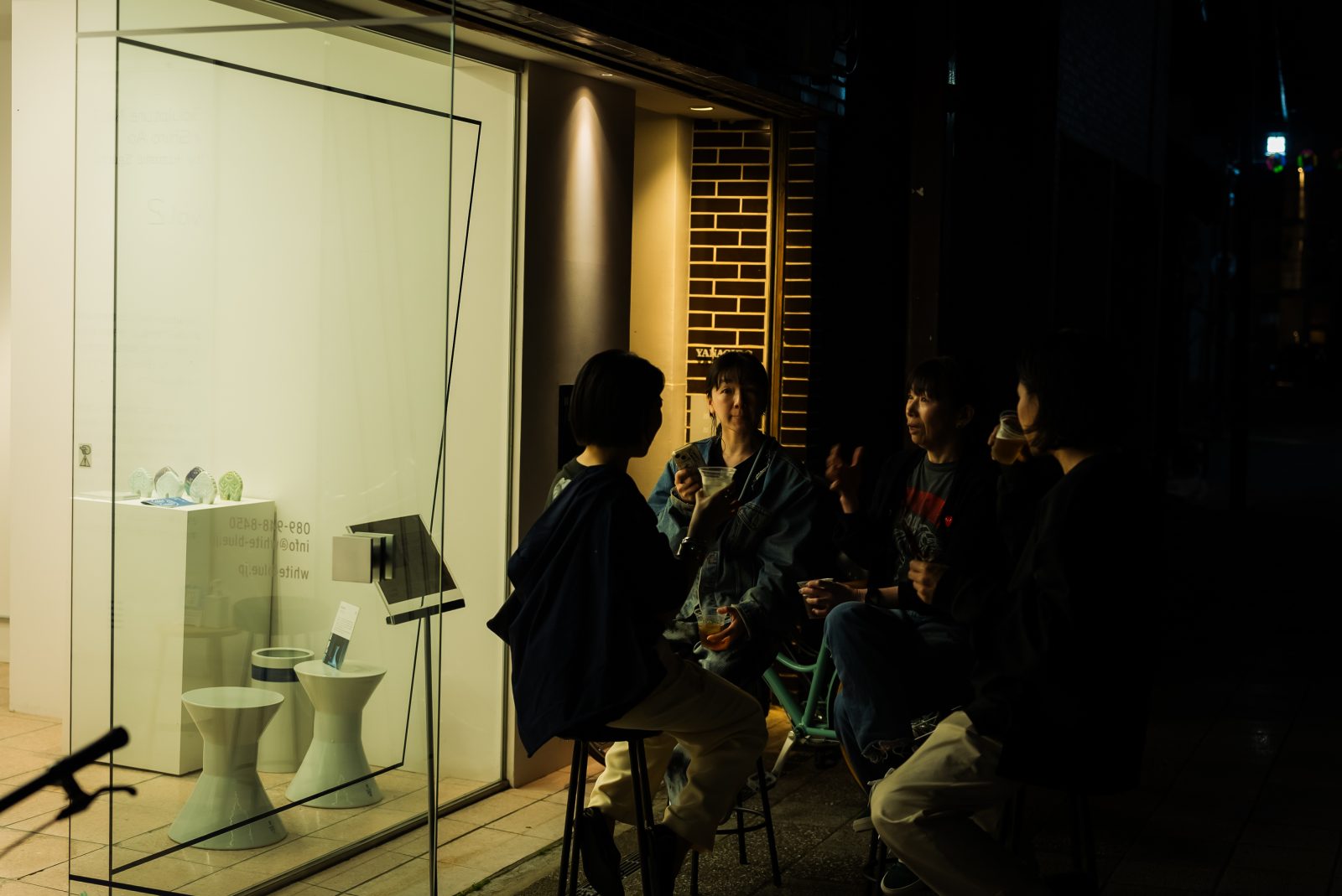 Sculpture No.1 Shiro Ao by Hiroshi Iguchi vol.2 at WHITE/BLUE